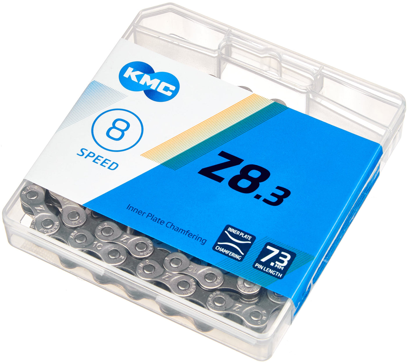 Chaîne KMC Z8 7/8 vitesses argent/gris