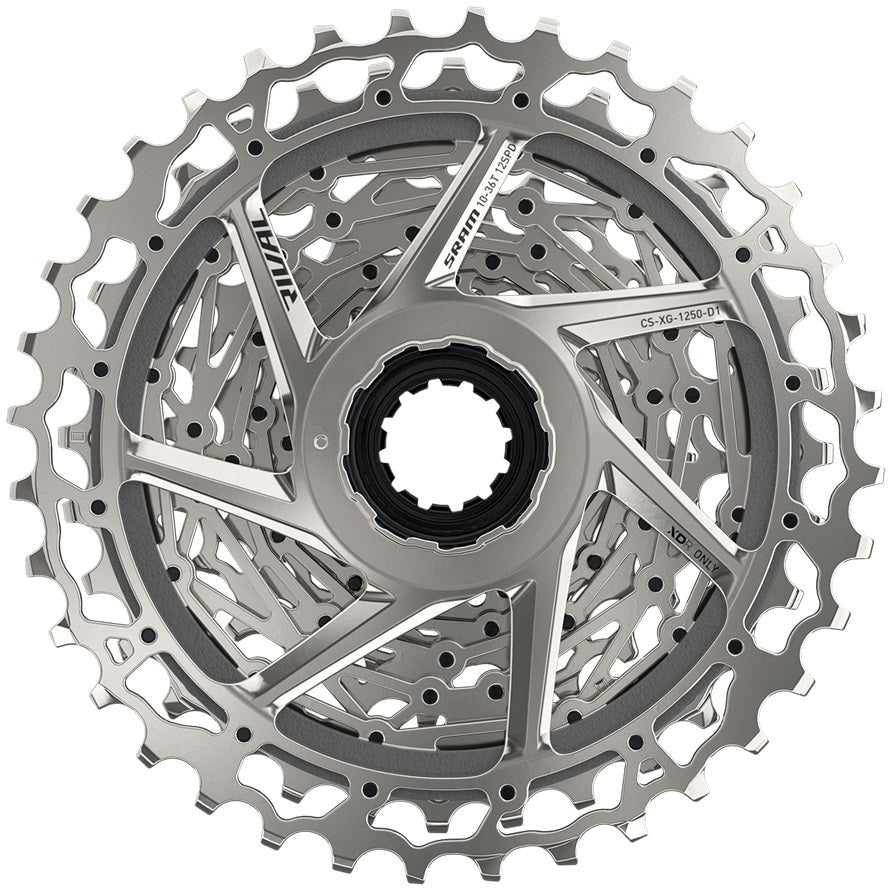 SRAM Rival XG-1250 D1 cassette 12 vitesses 10-36 dents argent
