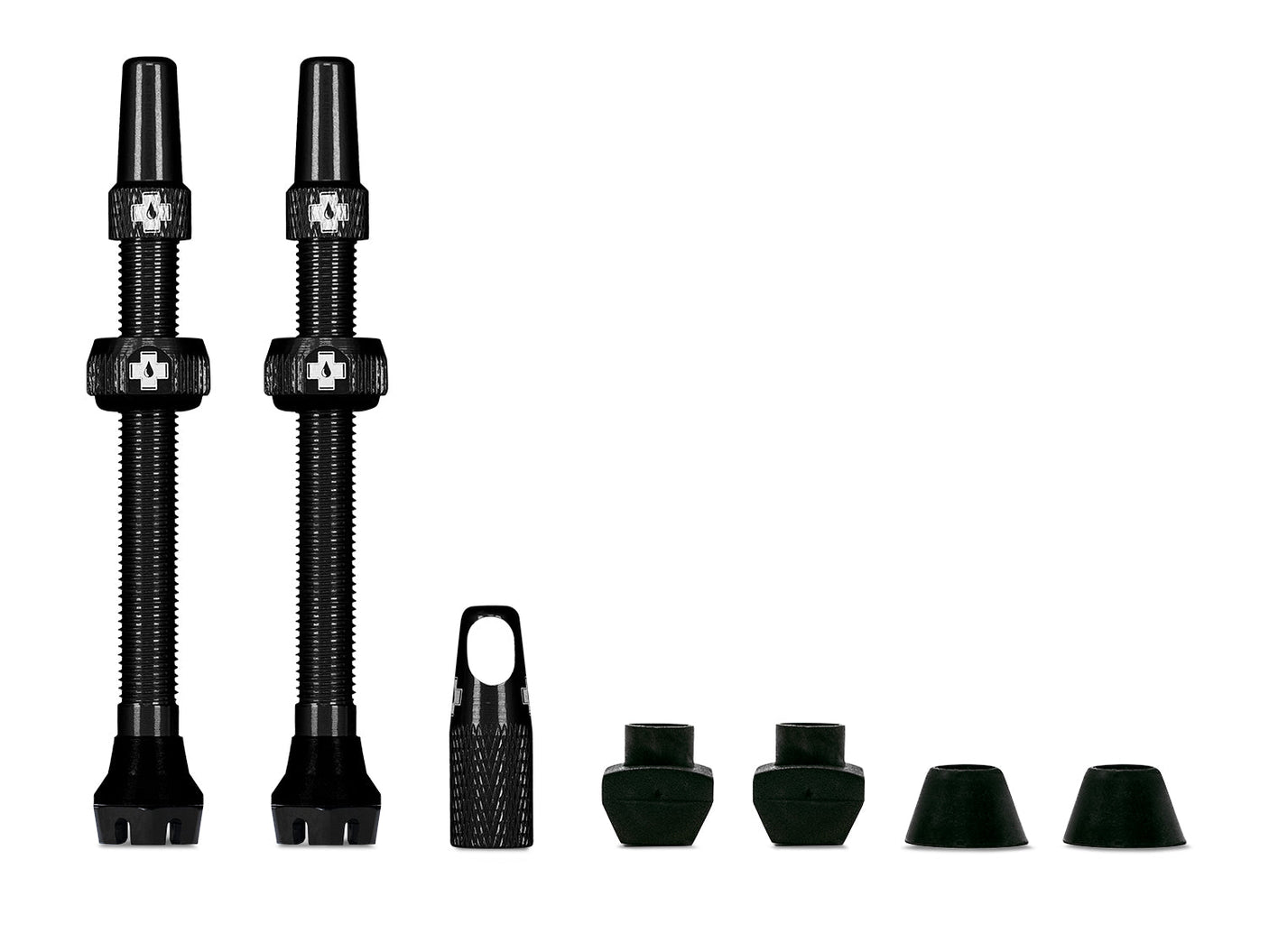 Muc-Off V2 Kit de valves tubeless 60mm noir