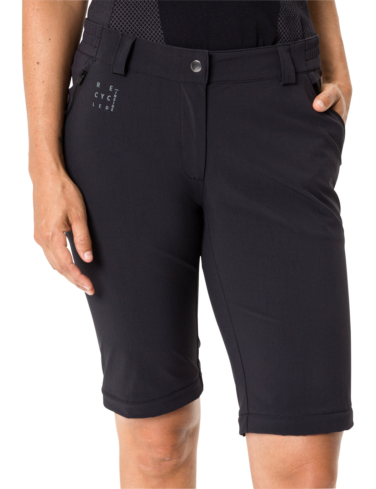 VAUDE Yaras Zip Off Pants femme noir