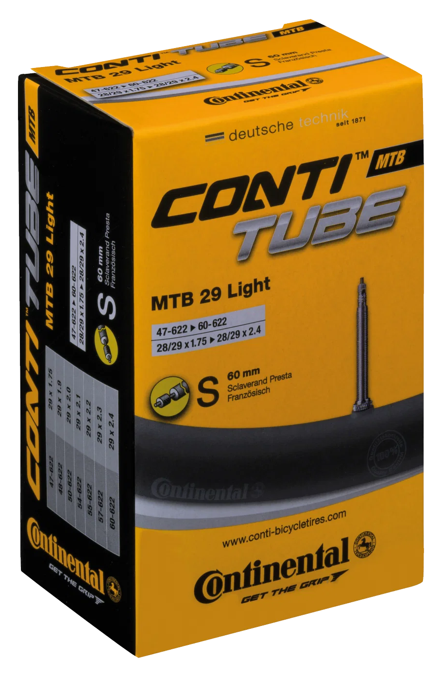 Continental chambre à air VTT 29" Light