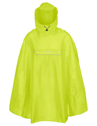 VAUDE Valdipino Poncho jaune néon uni | Poncho de pluie pour vélo – aktuelle Variante