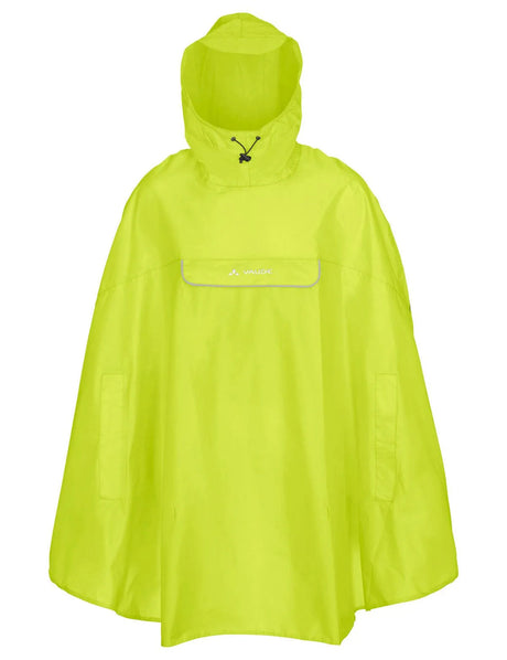VAUDE Valdipino Poncho jaune néon uni