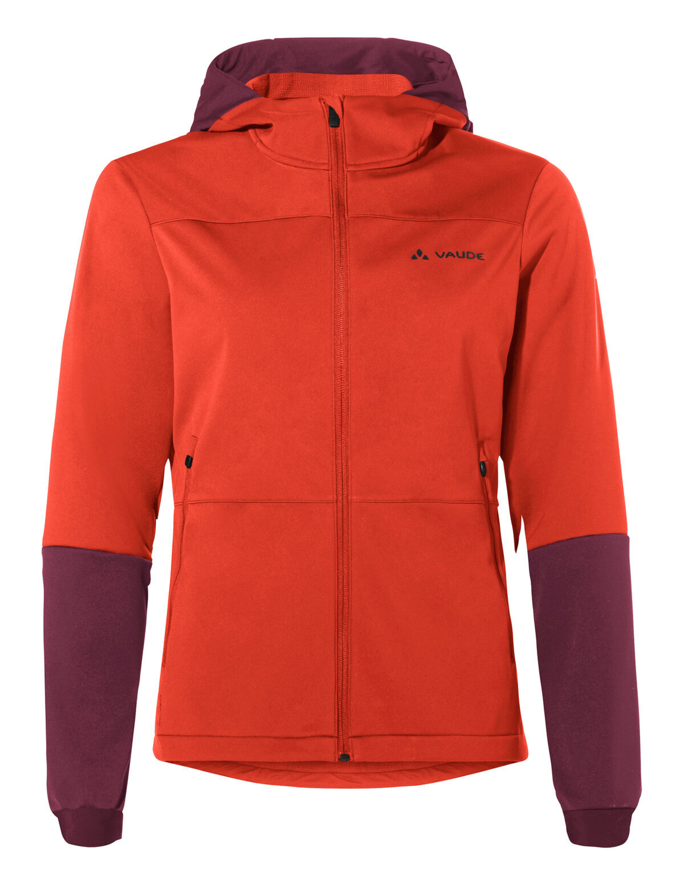 VAUDE Veste Softshell à Capuche Qimsa Femme orange