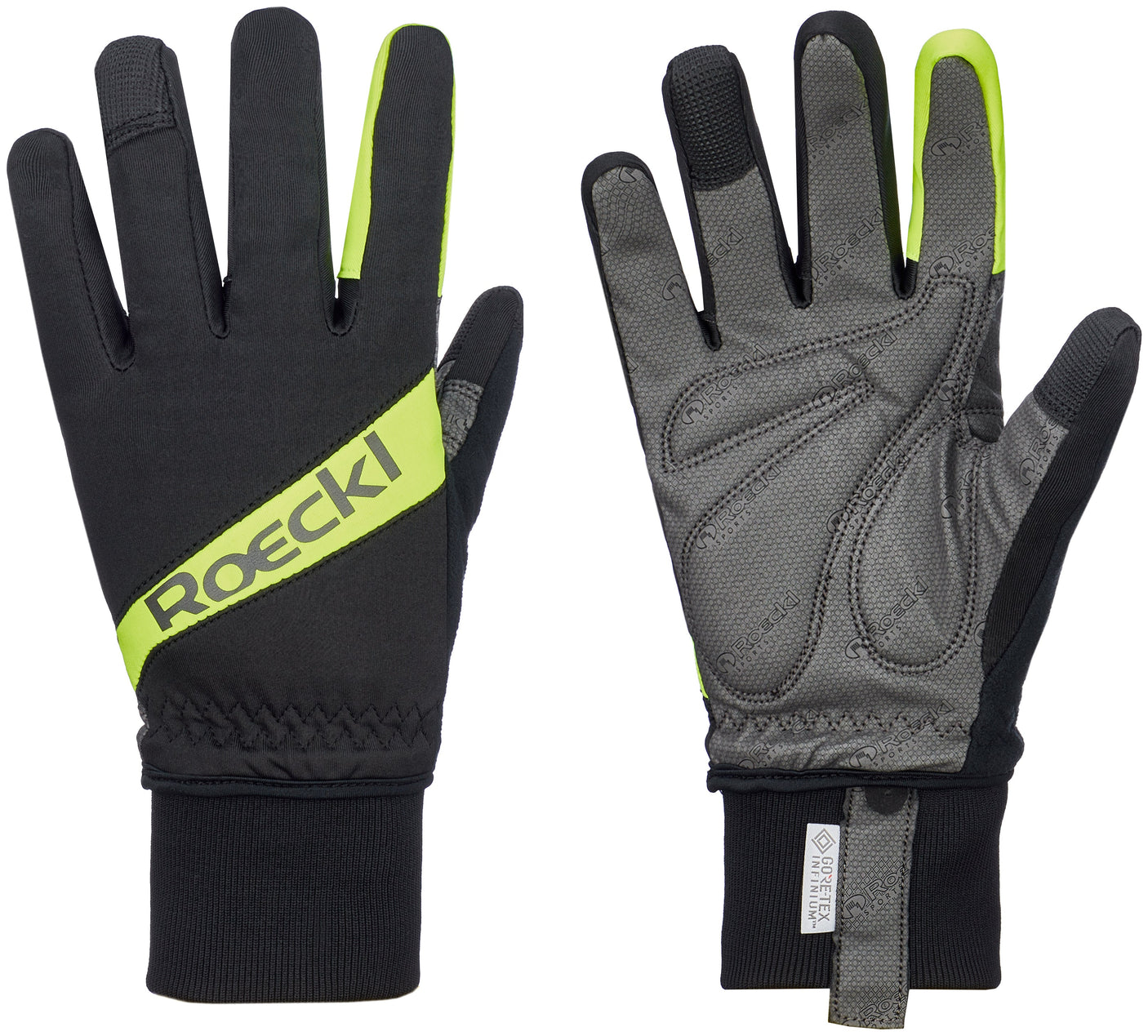 Gants Roeckl Rofan Noir/jaune