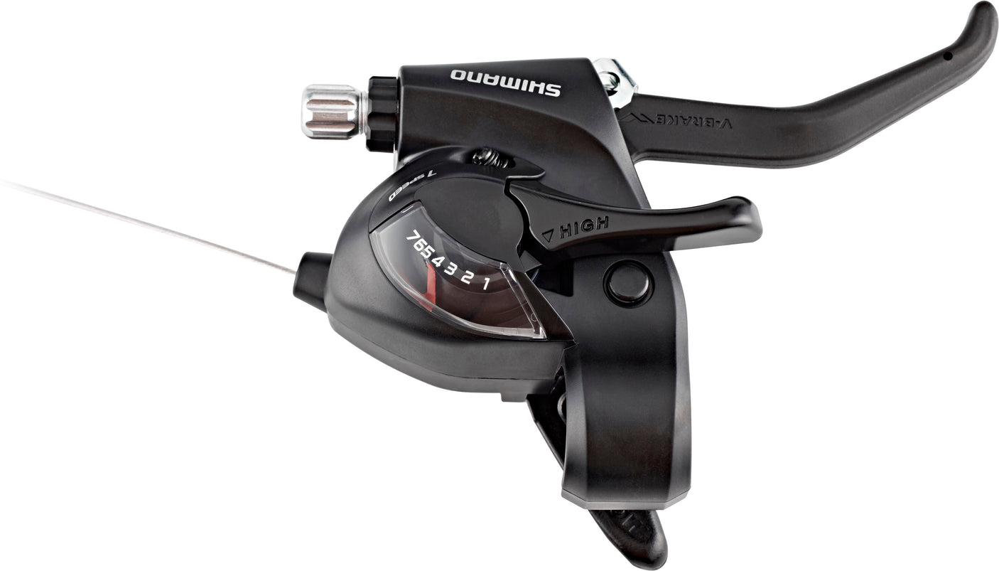 Shimano ST-EF41 Levier de changement/de frein droit 7 vitesses noir
