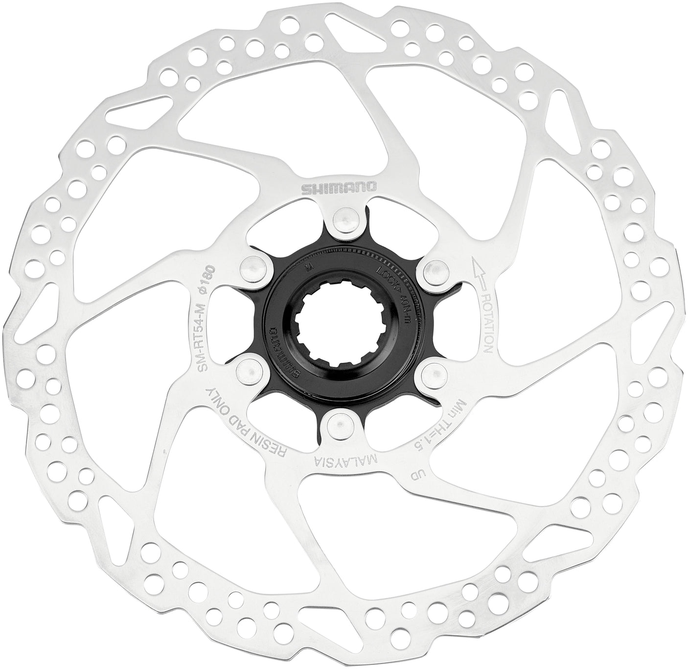 Shimano SM-RT54 disque de frein 180mm pour plaquettes de frein organiques
