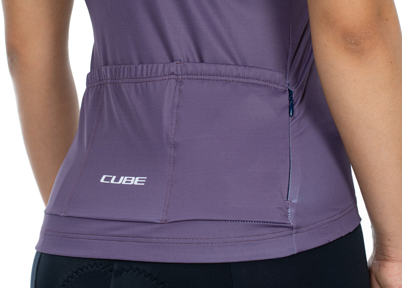 CUBE TEAMLINE WS Maillot manches courtes violet´n´rose