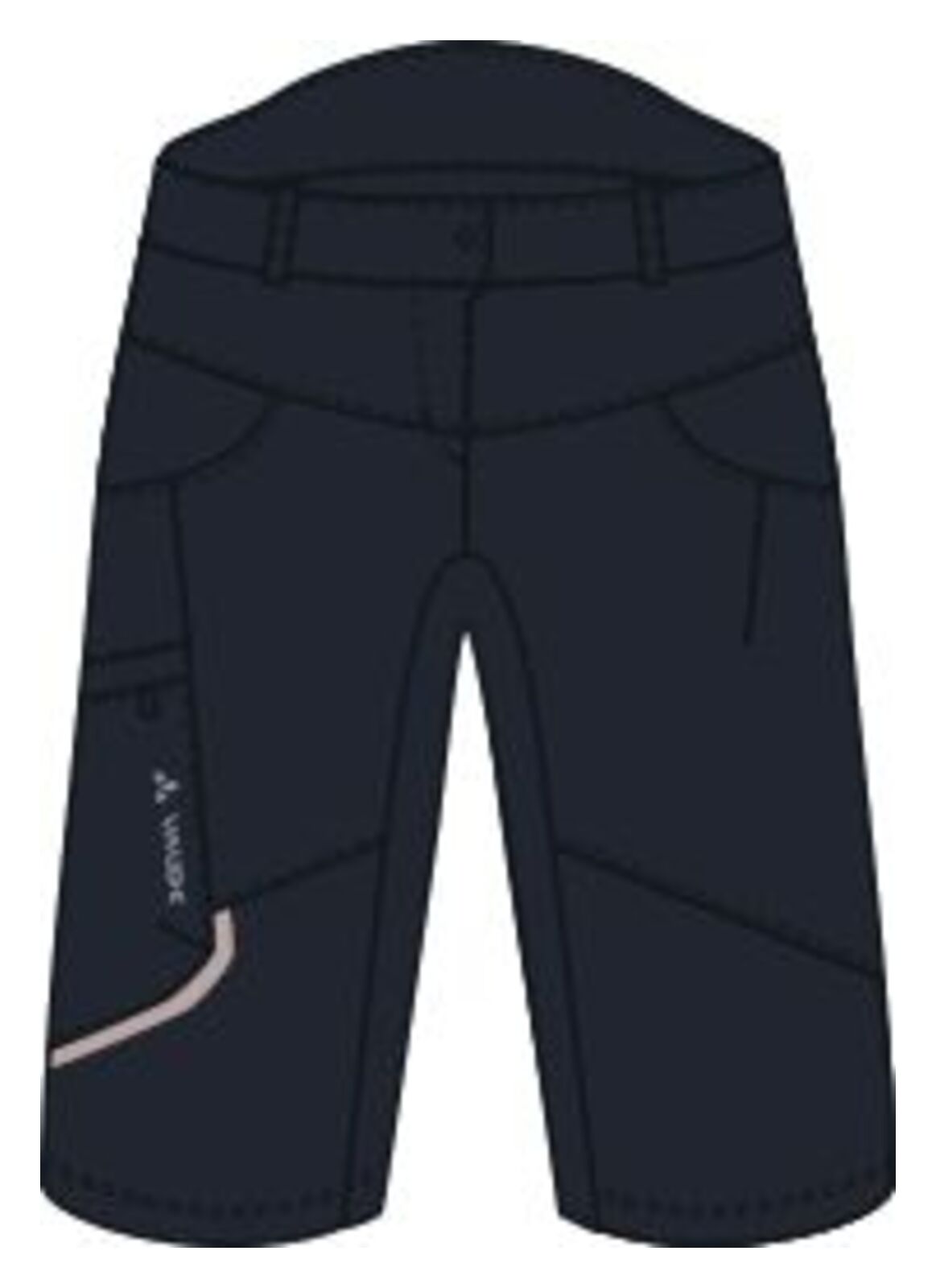 VAUDE Qimsa Shorts femme noir