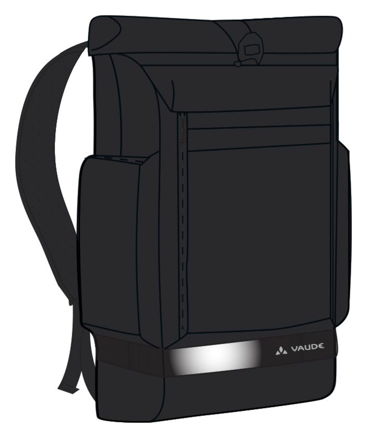 VAUDE Cyclist Pack Sacoche de vélo noir