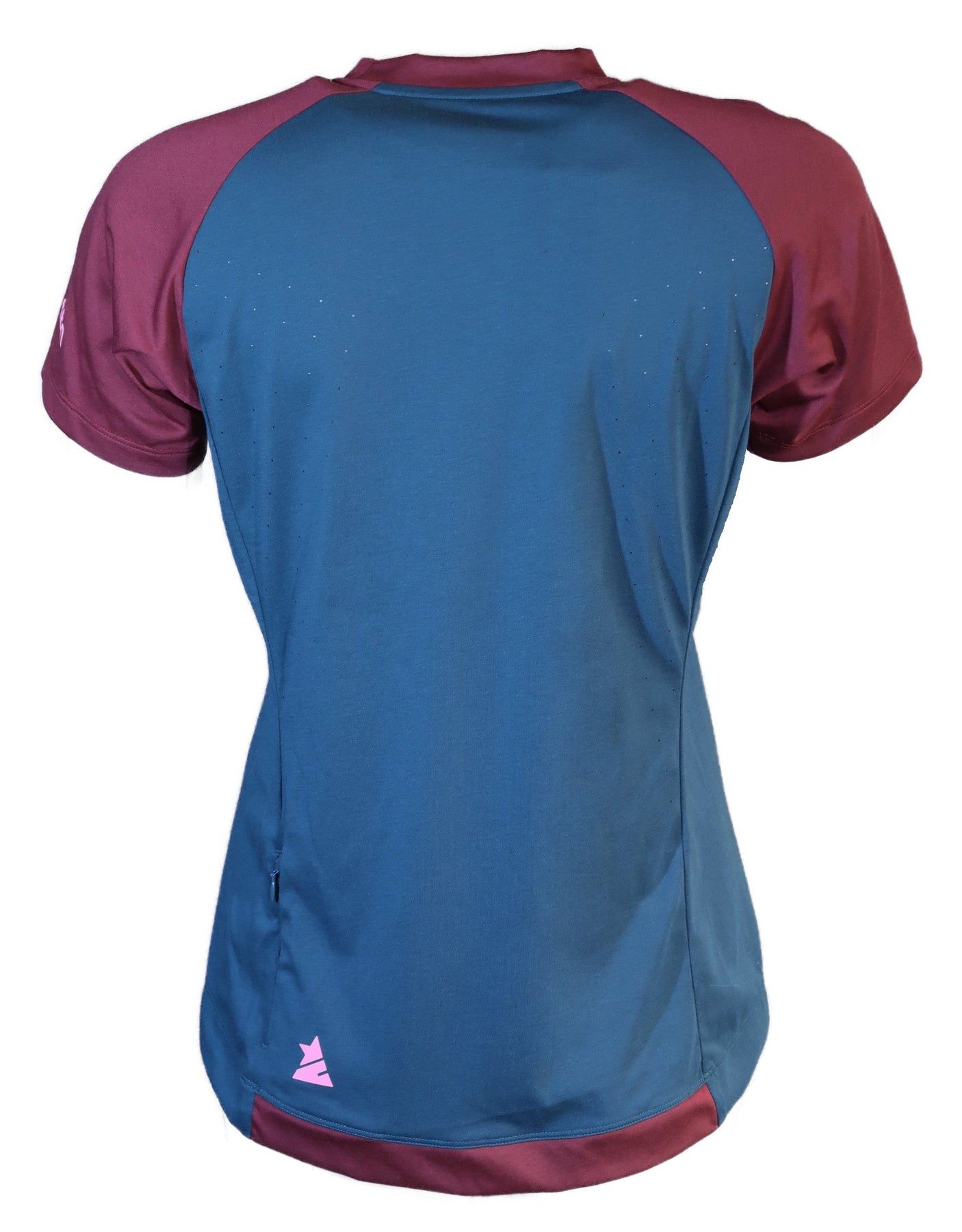 Zimtstern PureFlowz Shirt SS Femmes French Navy/Windsor Wine