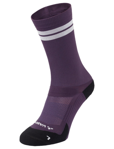 Chaussettes de vélo VAUDE Mid II violet