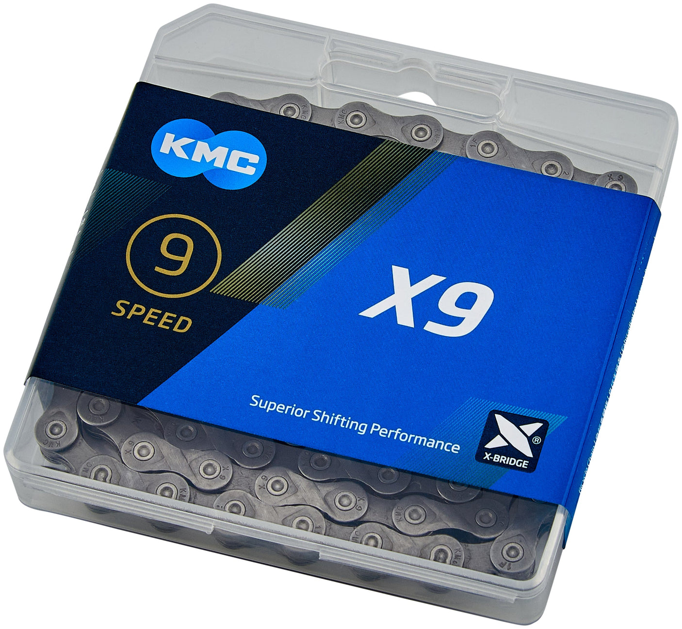 KMC X9 chaîne 9 vitesses gris