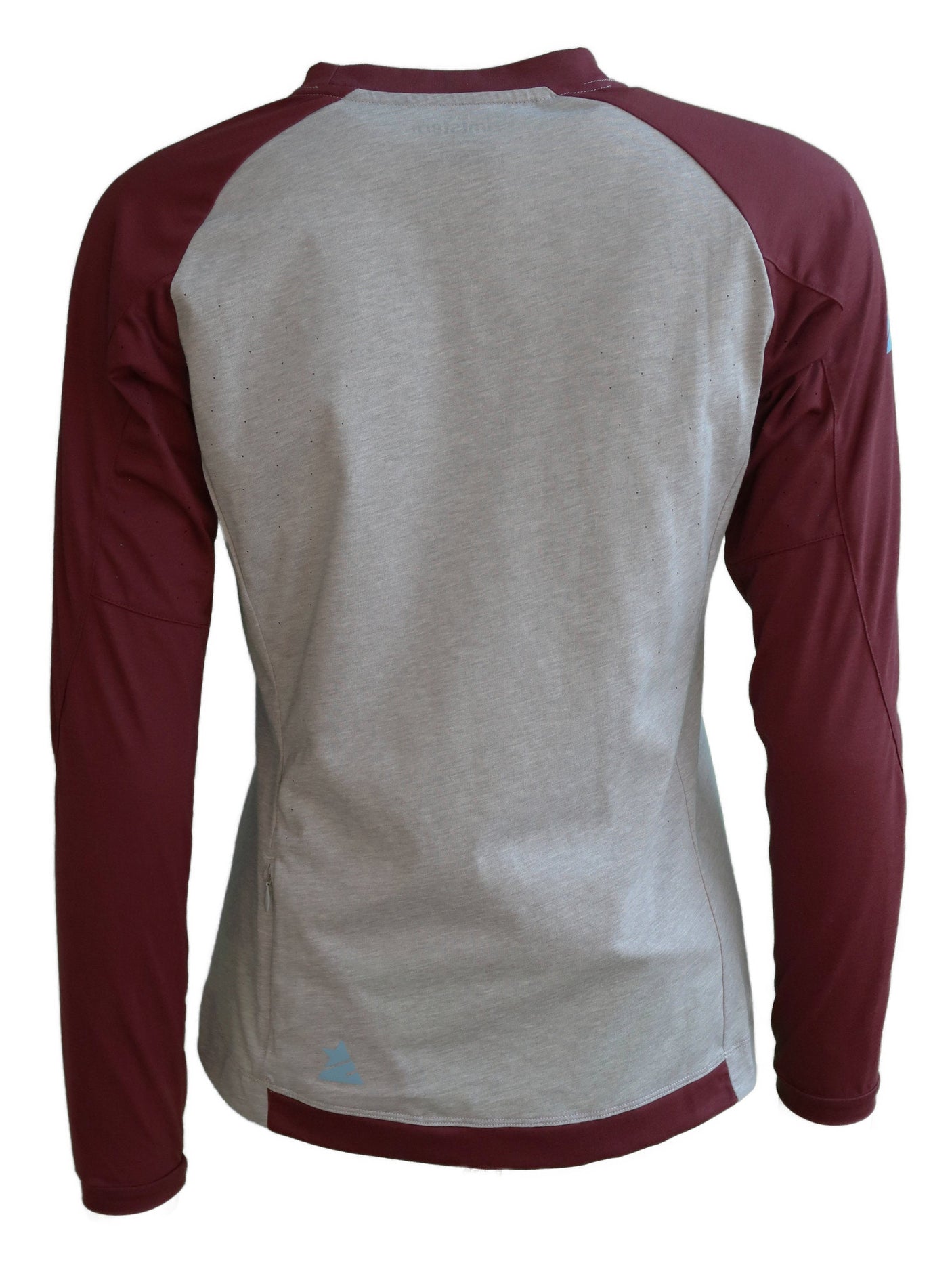 Zimtstern PureFlowz Shirt LS Wmns Glacier Grey Melange/Windsor Wine