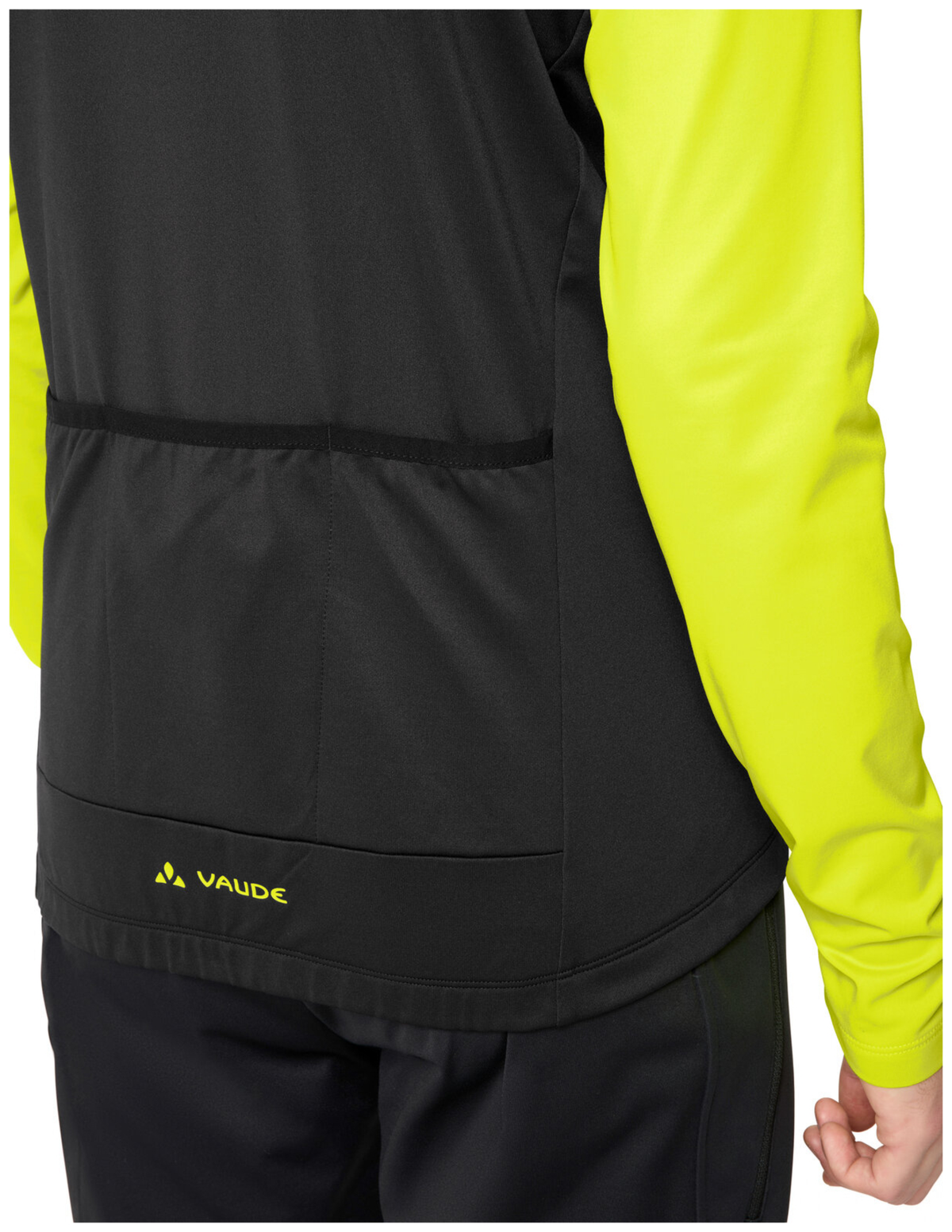 VAUDE Homme Posta LS Tricot II jaune néon