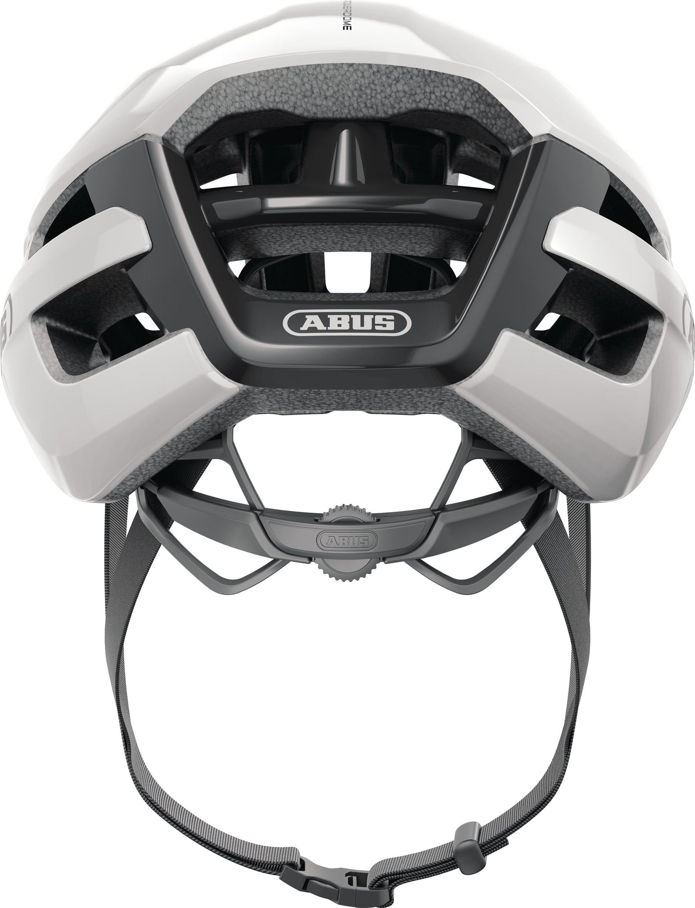 ABUS Powerdome casque route brillant blanc