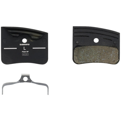Plaquette de frein à disque Shimano P03A-RF, résine avec ailettes de refroidissement