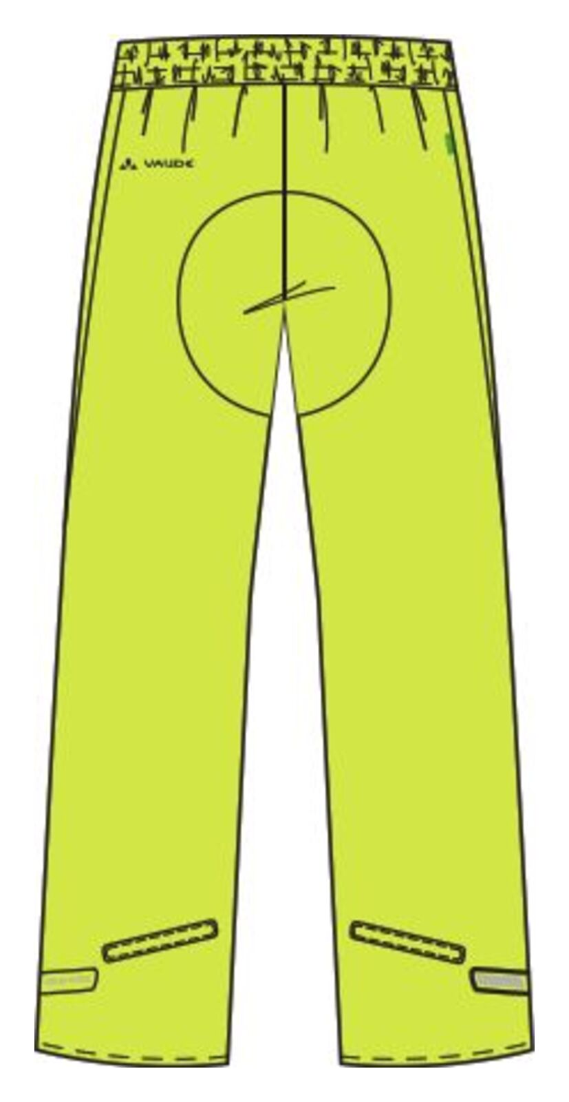 VAUDE Drop Pants II Femme jaune
