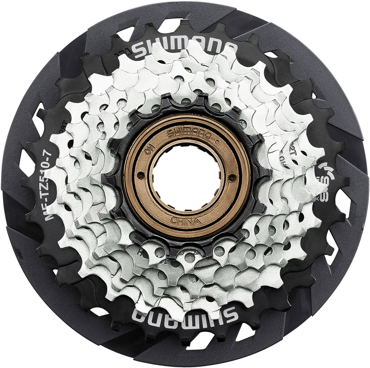 Shimano MF-TZ510 roue libre à vis 7 vitesses brun/noir