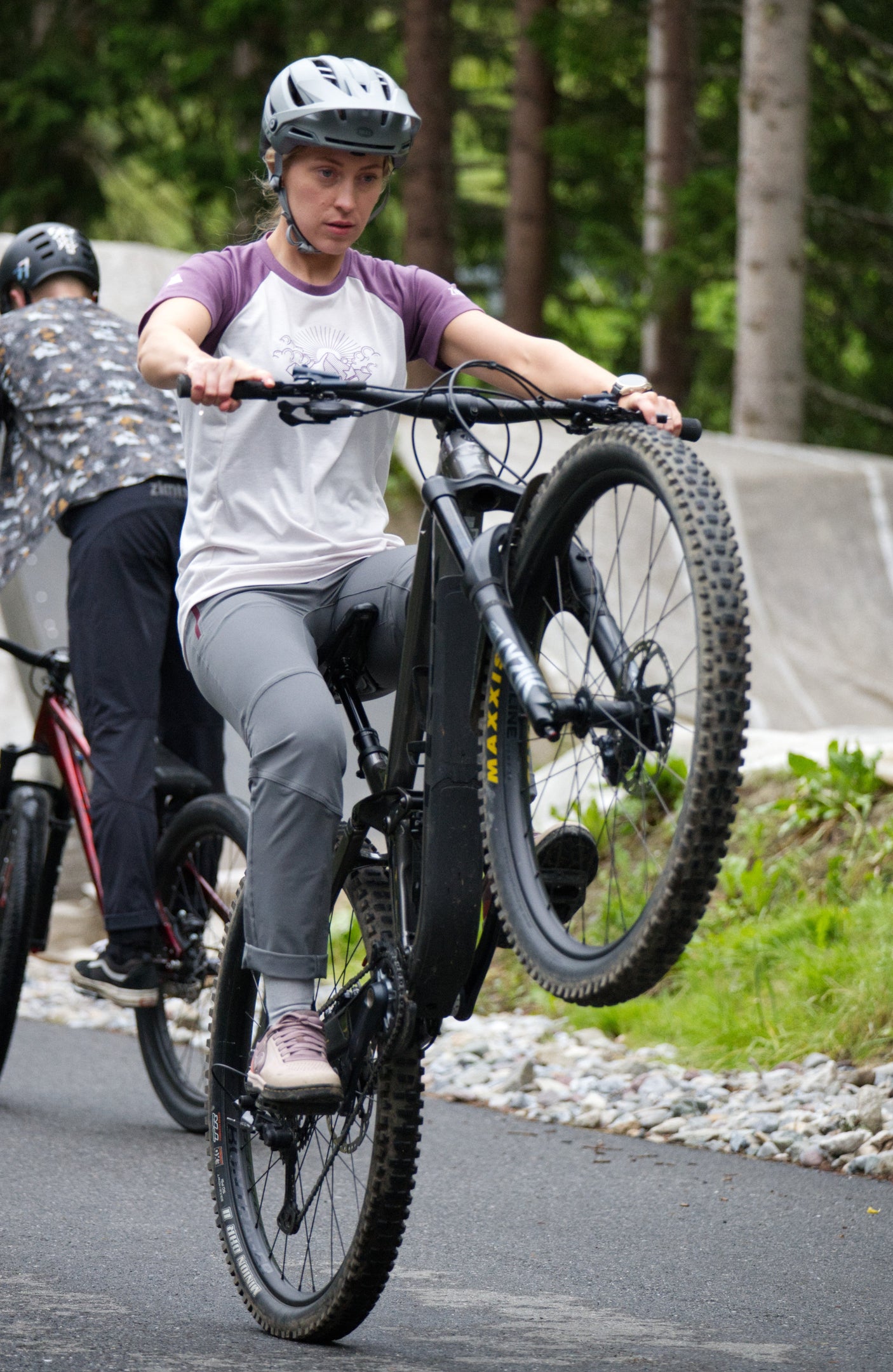 Zimtstern PureFlowz Shirt SS Femme Lilas / Baie