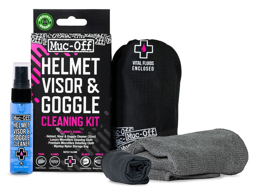 Kit de nettoyage Muc-Off Visor, Lens & Goggle V2
