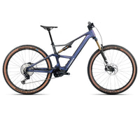 Orbea RISE SL M10 630W (2025) | VTT électrique tout suspendu 29 pouces | Tanzanite Carbon View - Carbon Raw – aktuelle Variante