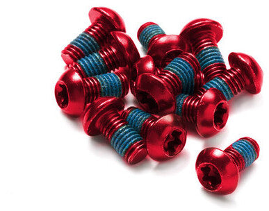 Set de visserie Reverse pour disques de frein 12 pièces rouge