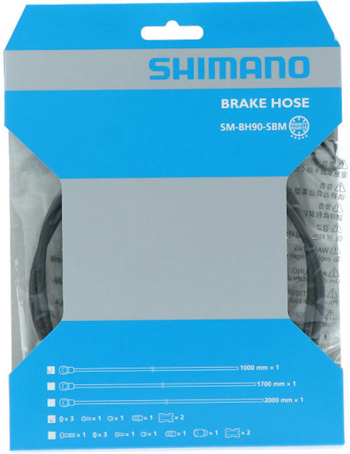 Shimano Deore XT SM-BH90-SBM Durite de frein Banjo droit noir