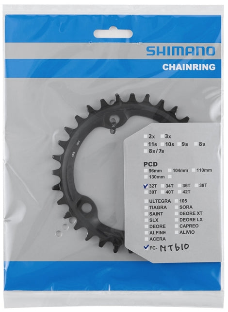 Shimano FC-MT610 plateau 12 vitesses noir