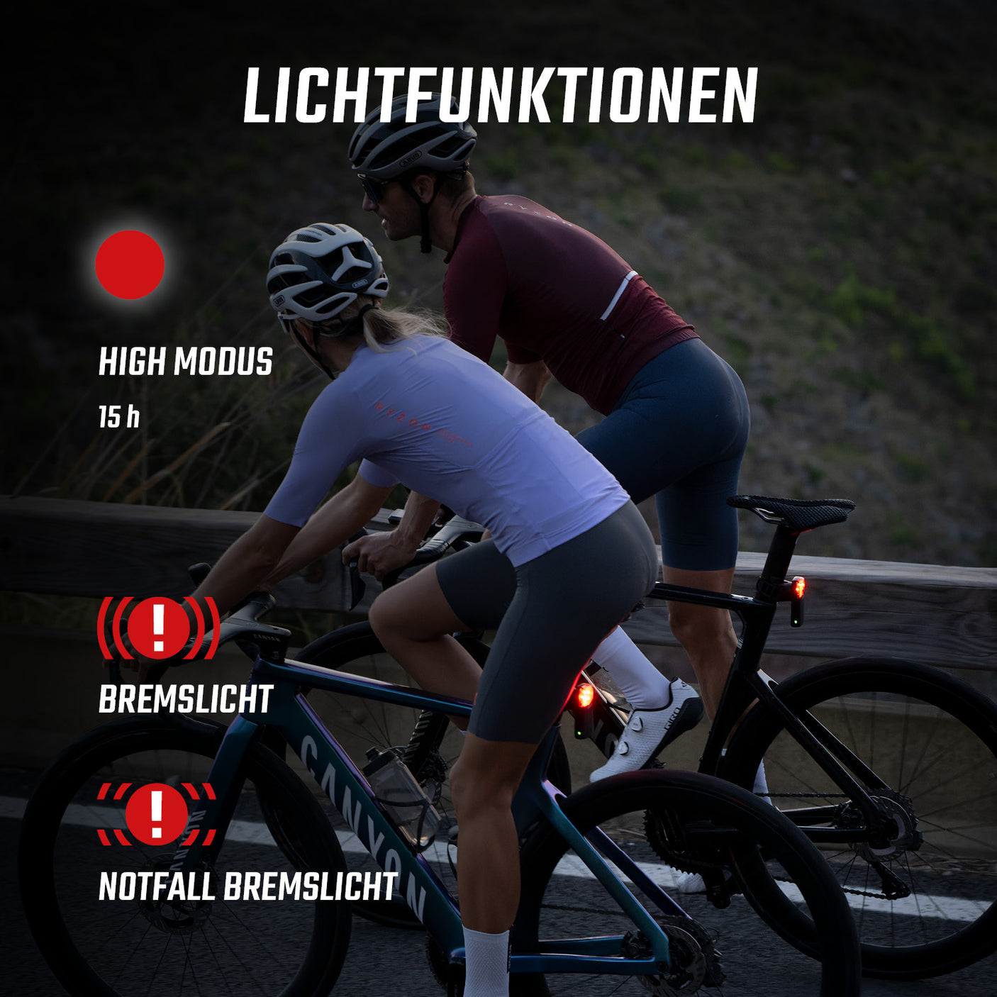 Sigma RECO 80 Link Radar avec feu arrière homologué StVZO