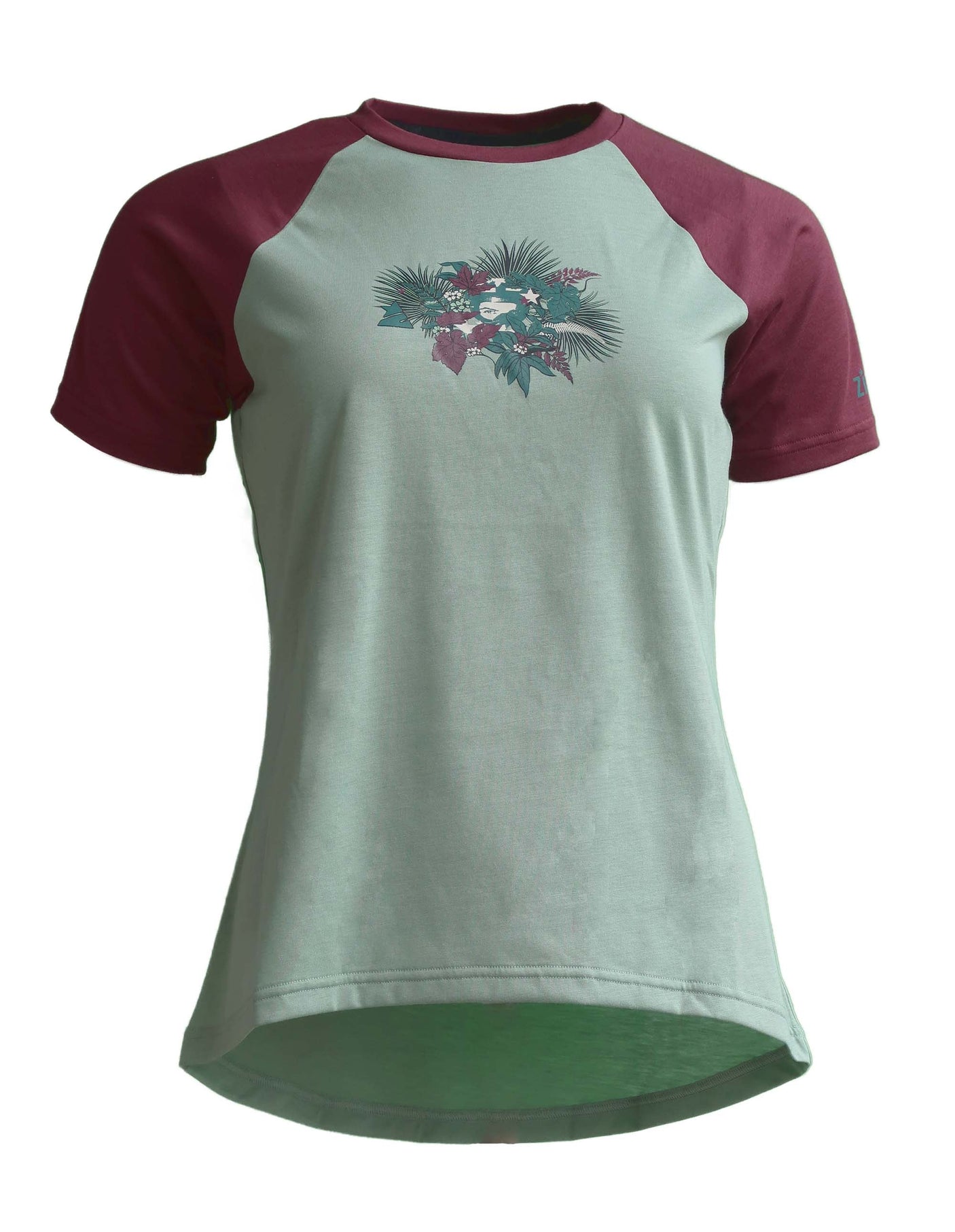 Zimtstern Riderz MTB TTee Wmns Vert Granit / Windsor Wine