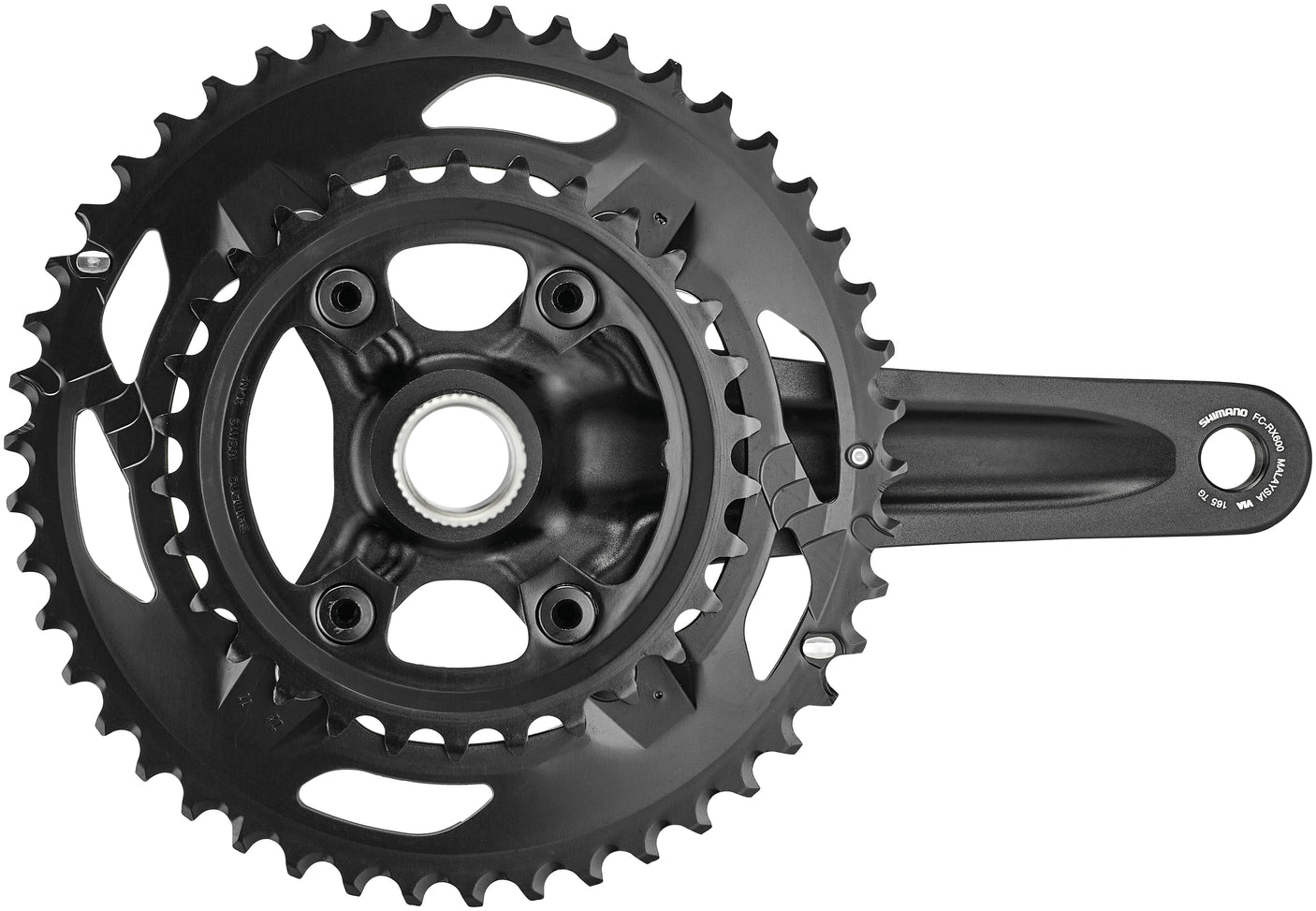 Shimano GRX FC-RX600 pédalier 2x11 46-30 dents noir