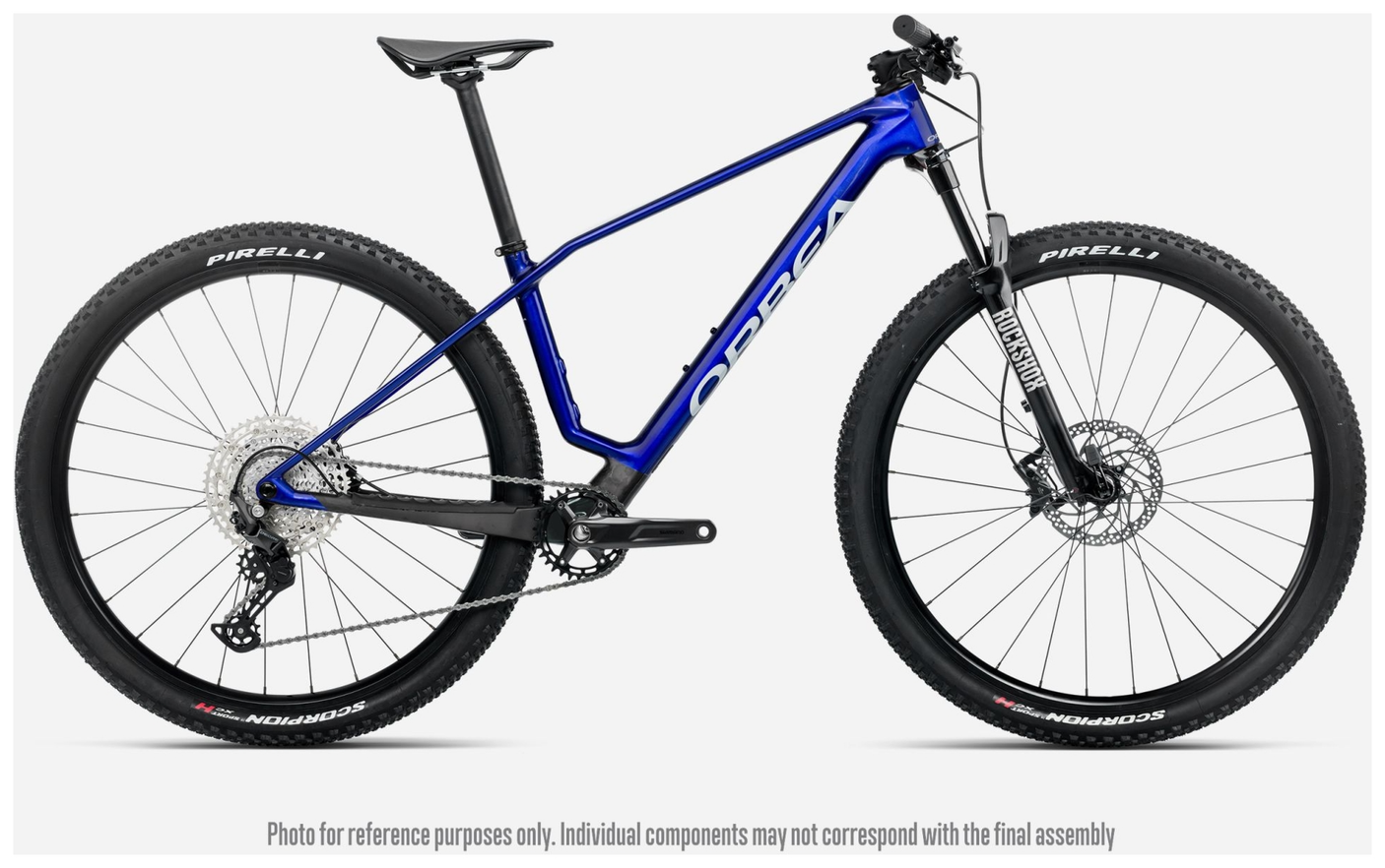 Orbea ALMA M50 Bleu Cobalt (Brillant) - Carbon Raw (Mat)