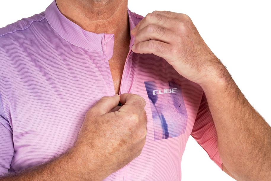 Cube Maillot CMPT Artline manches courtes marron