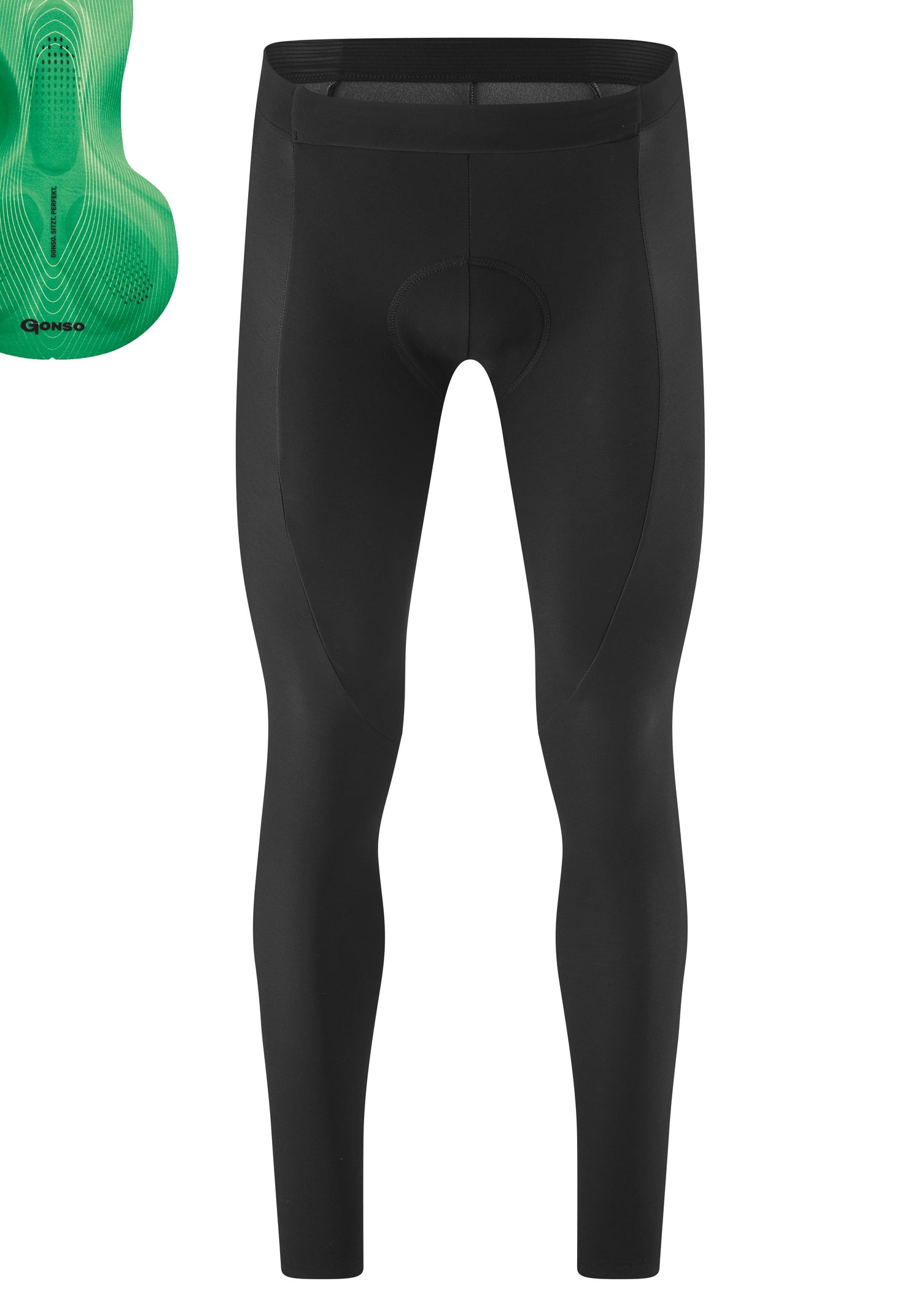 Gonso Sitivo Tight Homme Noir / Vert Clair