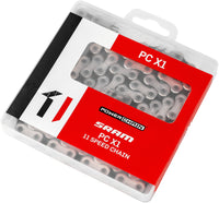 Chaîne SRAM PC X1 11 vitesses incl. PowerLock argent/noir – aktuelle Variante
