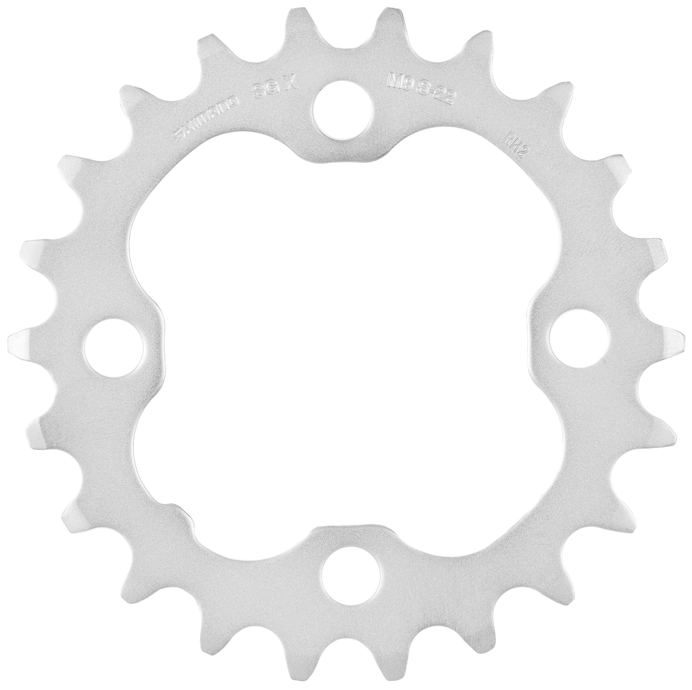 Shimano Deore FC-M532 plateau 3x9 vitesses argent