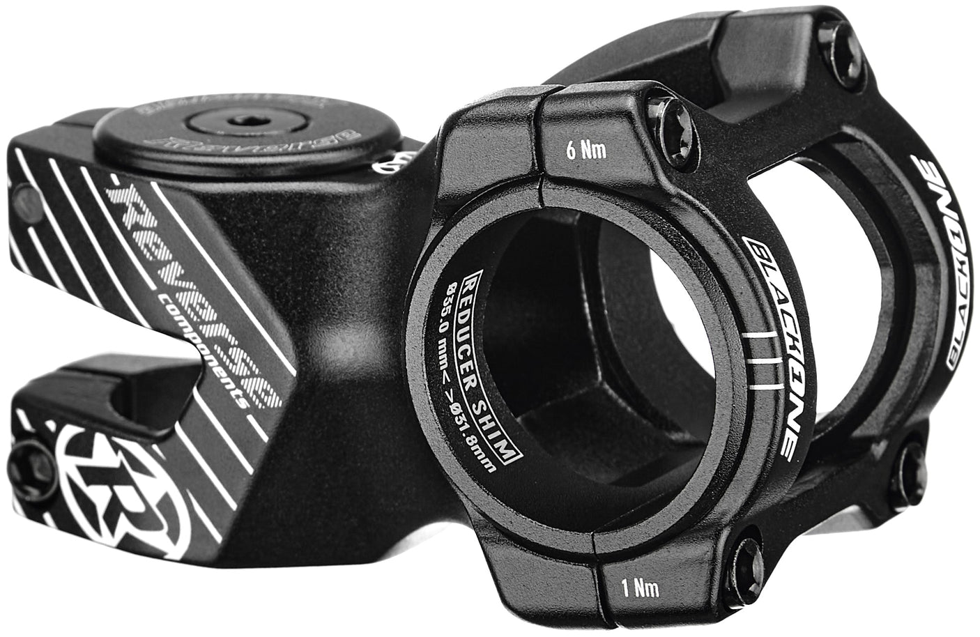 Reverse Black ONE D-2 Potence Ø31,8/35mm noir/gris
