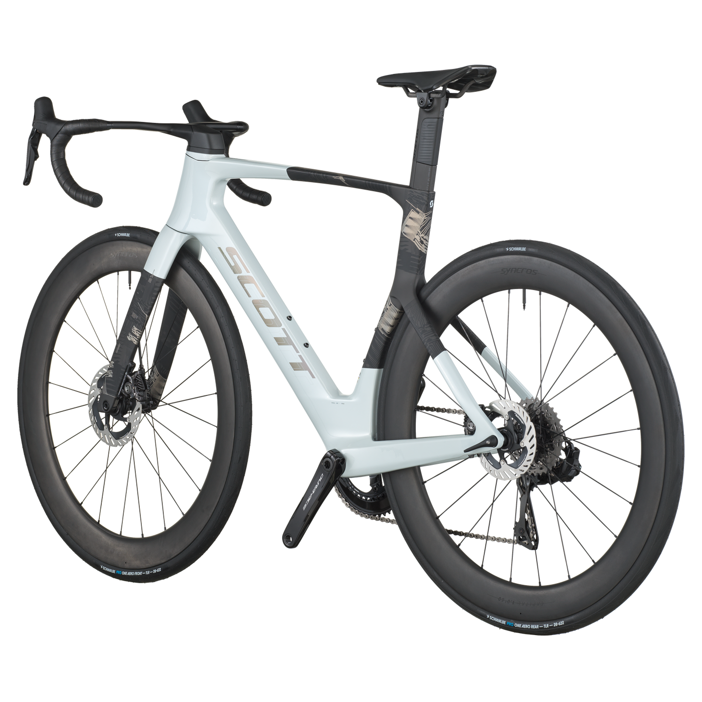 Scott Foil RC Pro blanc cumulus/carbone noir