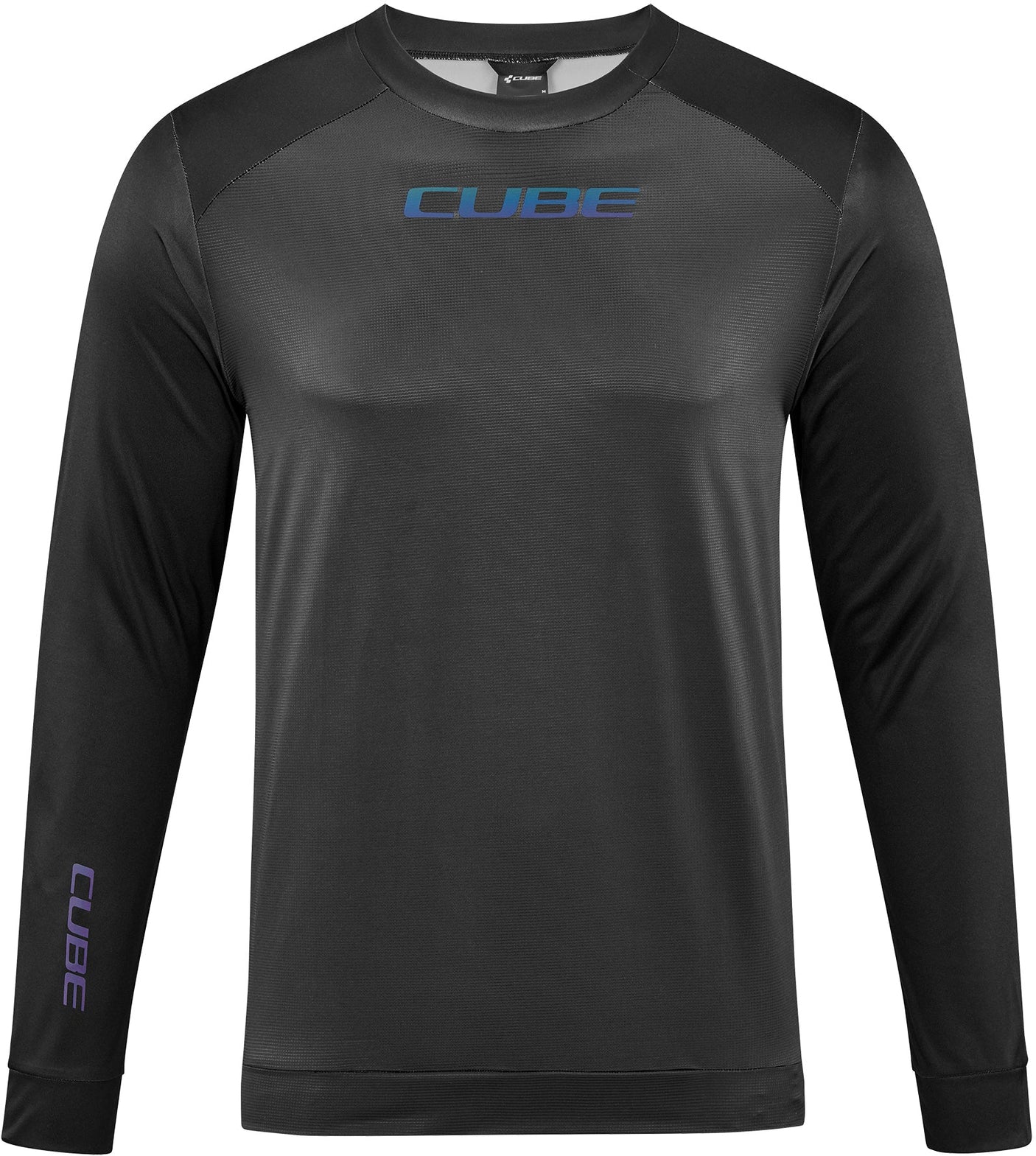 CUBE ATX Maillot col rond manches longues noir Homme