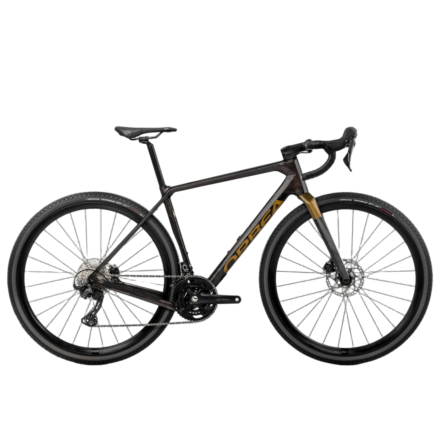 Orbea TERRA M30TEAM 1X Cosmic Carbon View - Vert Olive Métallique (2025)
