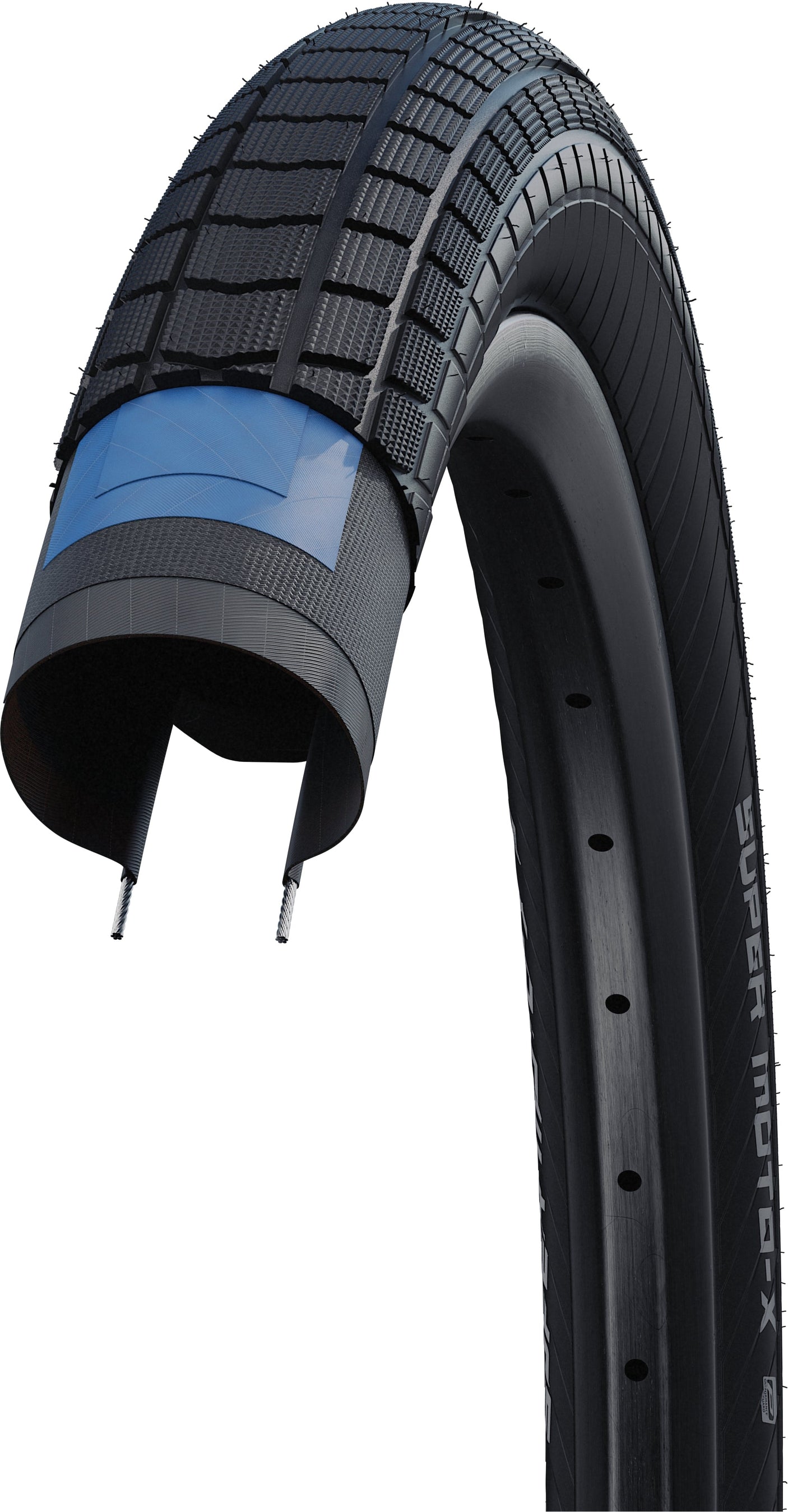 Schwalbe Super Moto-X pneu à tringle rigide 27,5x2,80" Performance RaceGuard SnakeSkin