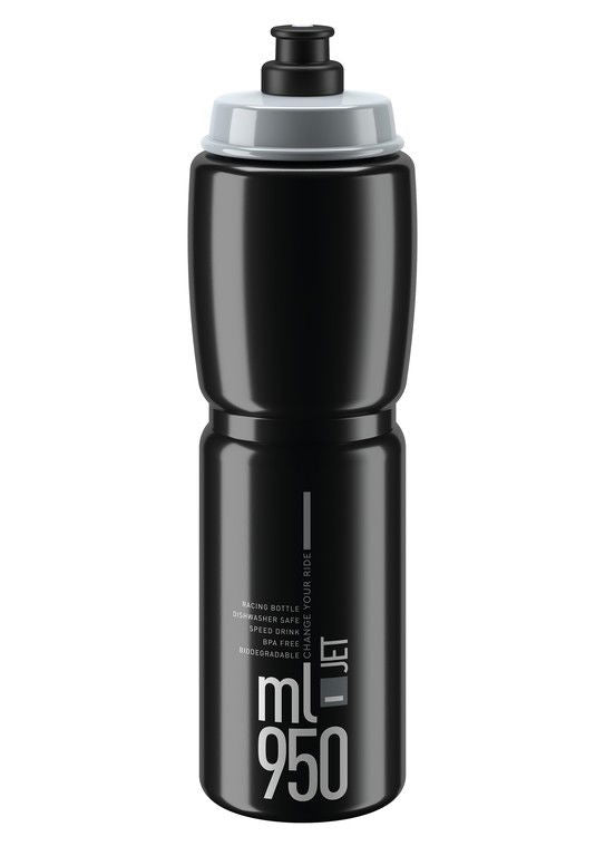 Elite Jet bouteille d'eau 950ml noir/gris logo