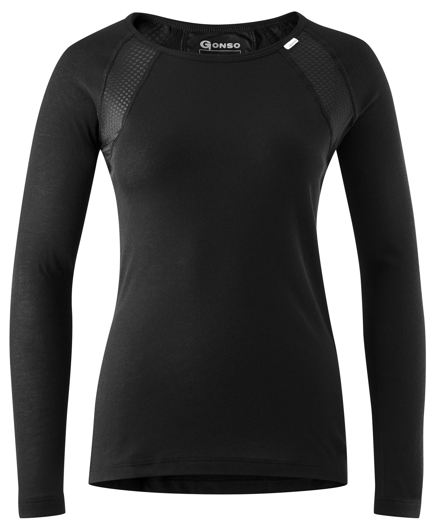 Gonso Base Shirt Manches longues Thermique Femme Noir
