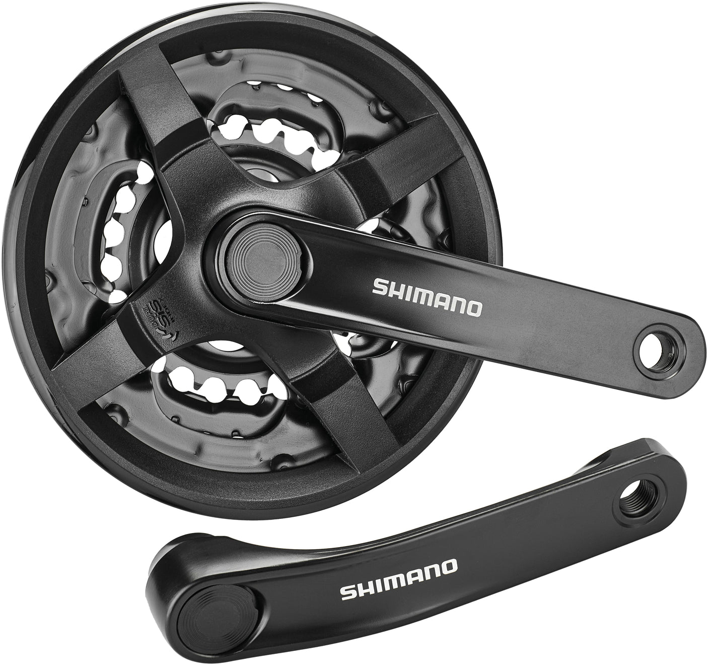 Shimano FC-TY301 pédalier carré 6/7/8 vitesses 42/34/24 dents noir