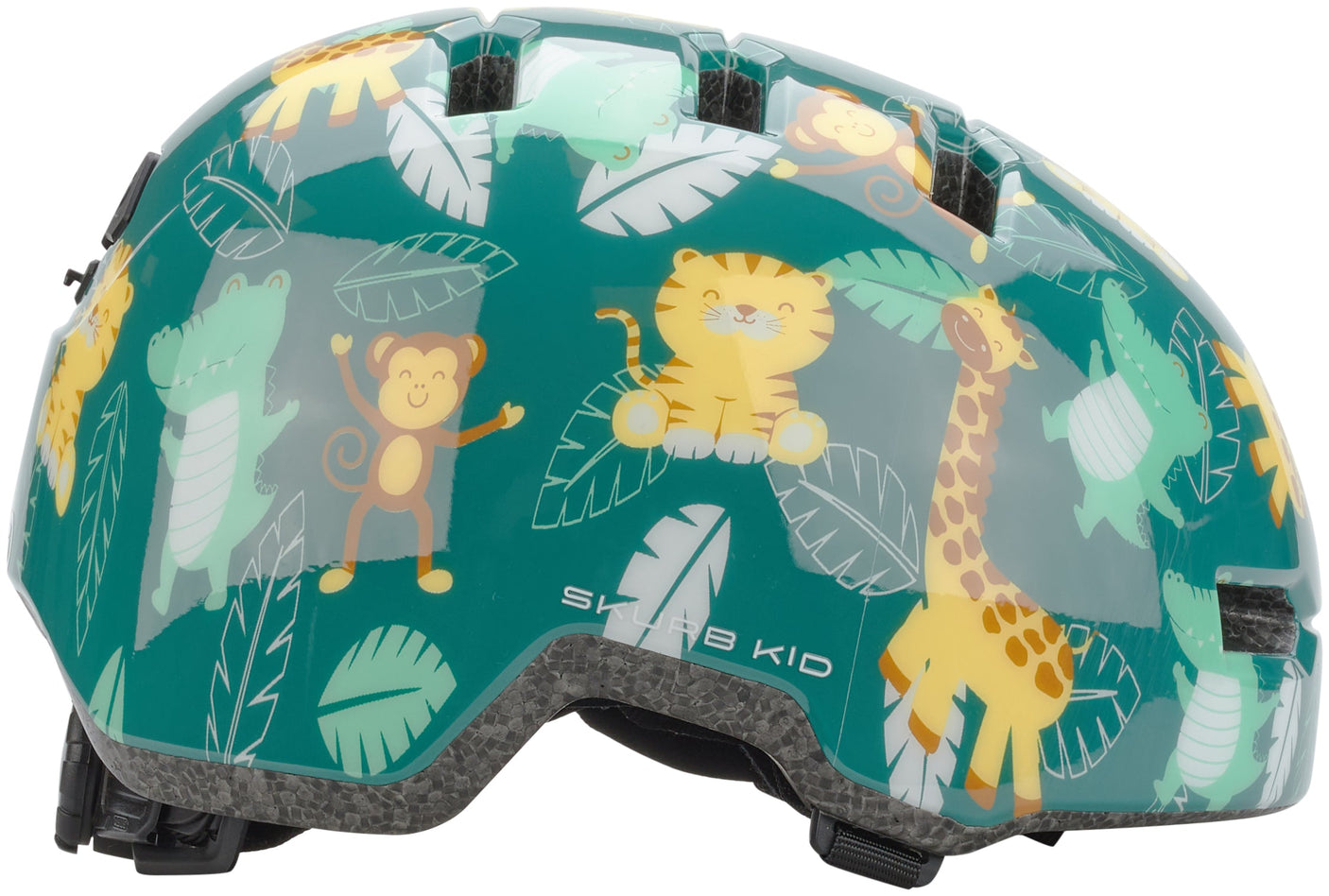 Casque enfant ABUS Skurb vert/multicolore