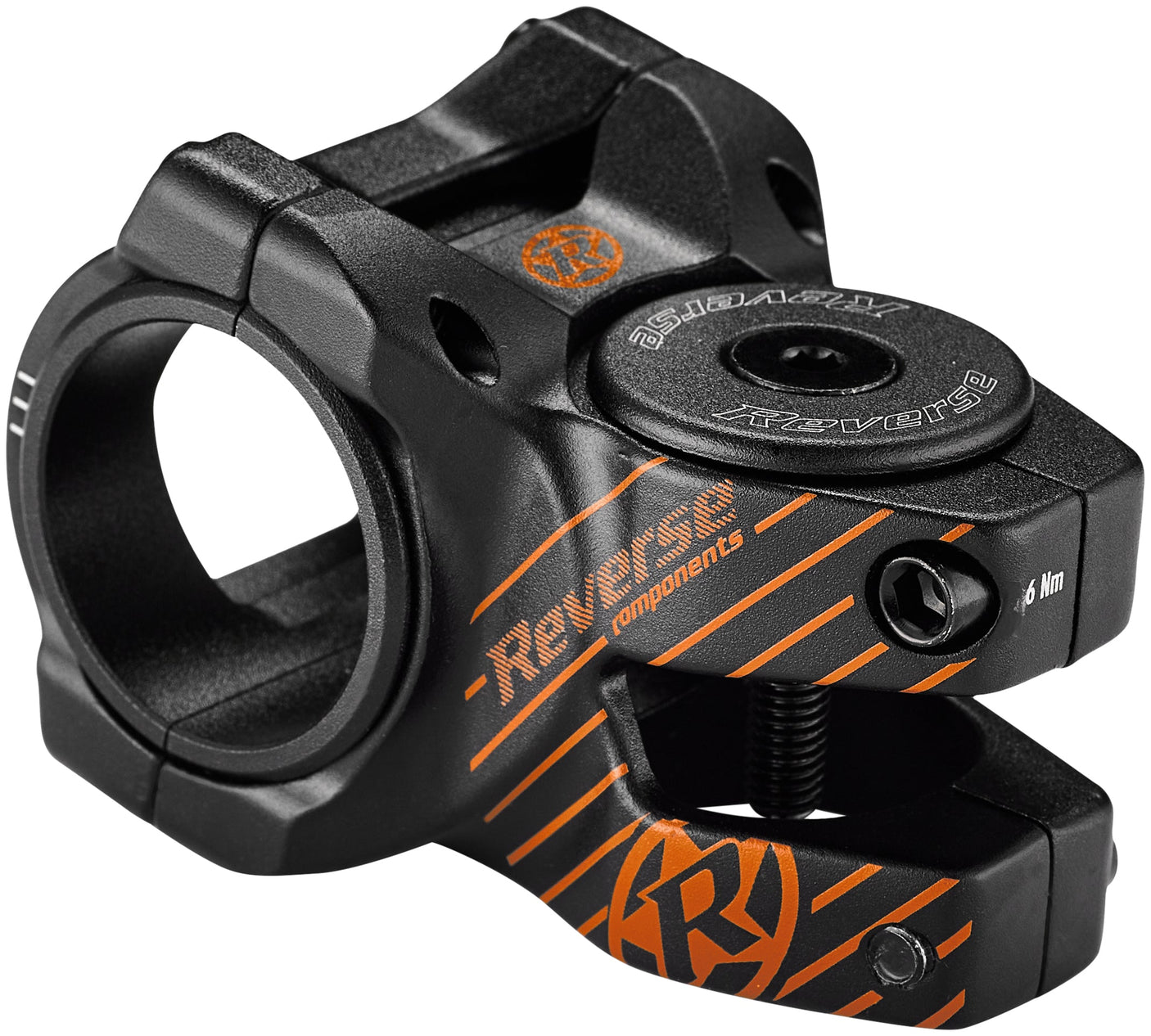 Reverse Black ONE D-2 Potence Ø31,8mm noir/orange