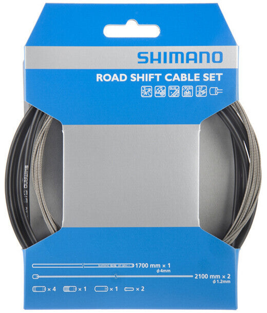 Shimano OT-SP41 kit de câbles de dérailleur Route/acier inoxydable noir