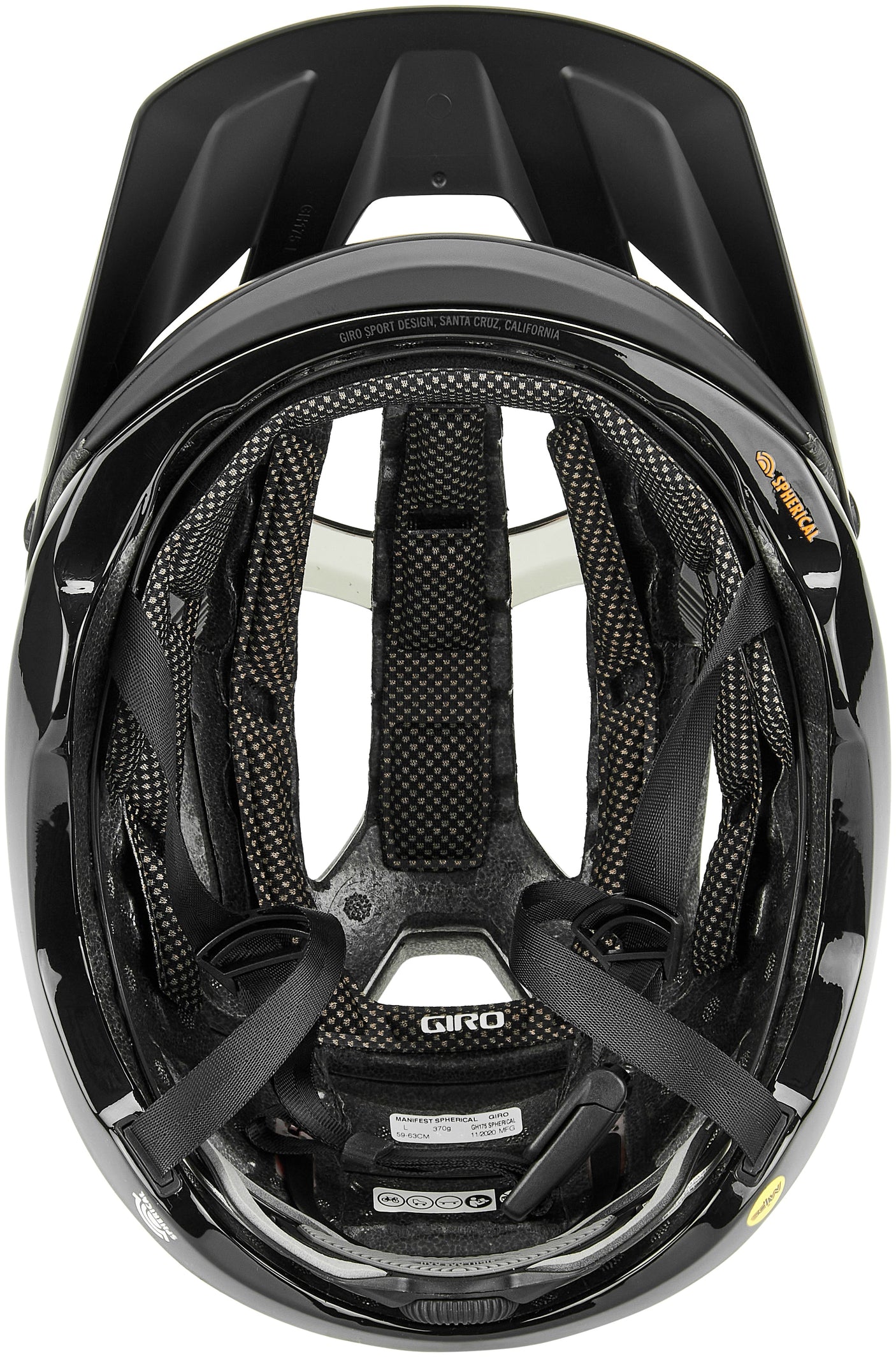Casque Giro Manifest Spherical mat noir