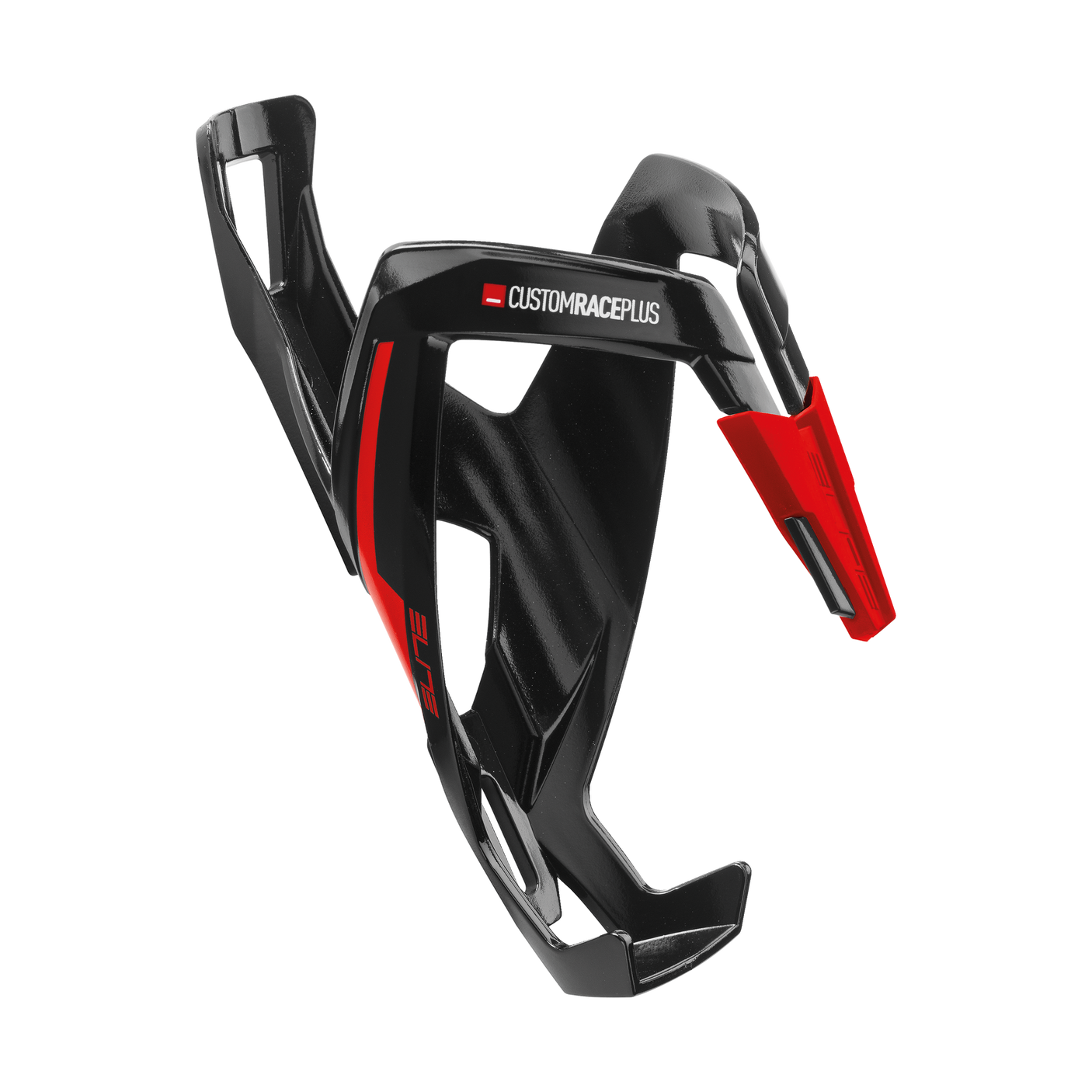 Elite Custom Race Plus porte-bidon noir brillant/graphique rouge
